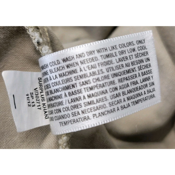 Old Navy Cargo Utility Field Jacket Womens S Tan Drawstring Waist Pockets Cotton - Picture 10 of 12